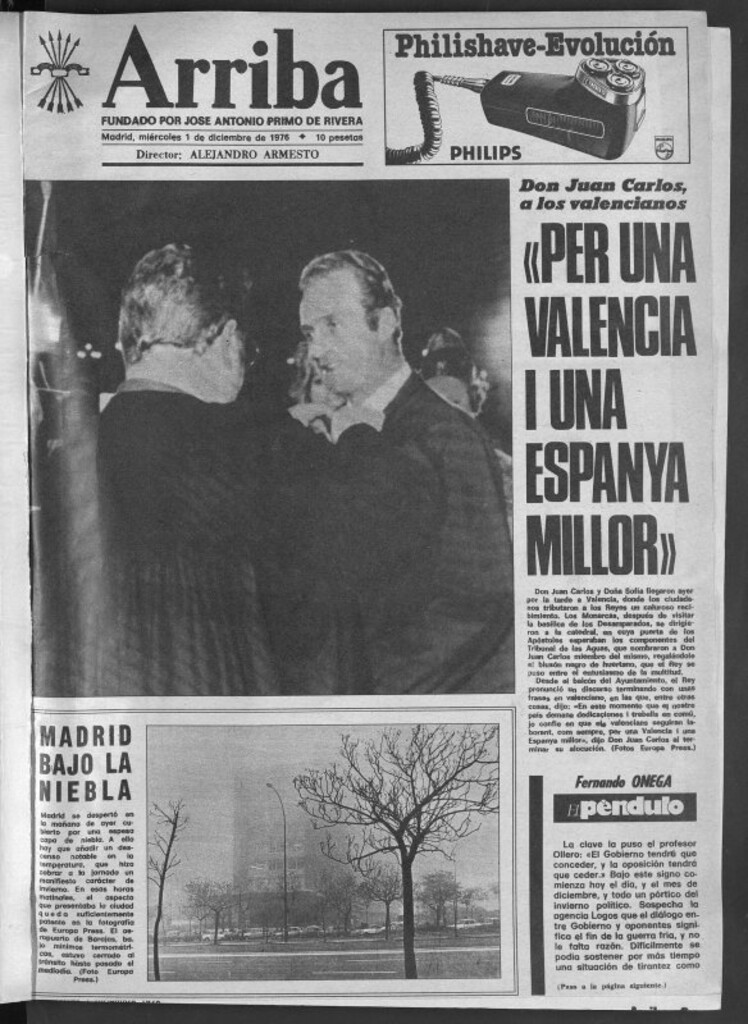Miniatura de Arriba del 1 de diciembre de 1976