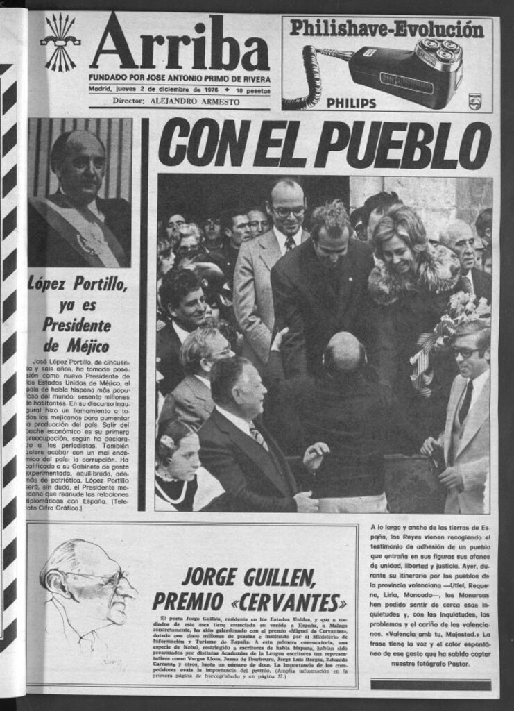 Miniatura de Arriba del 2 de diciembre de 1976