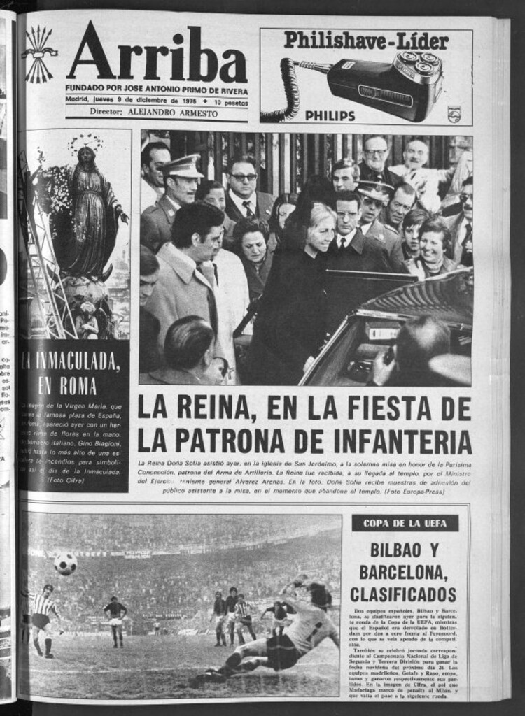 Miniatura de Arriba del 9 de diciembre de 1976