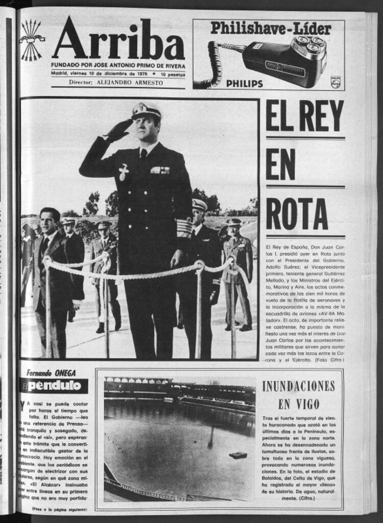 Miniatura de Arriba del 10 de diciembre de 1976