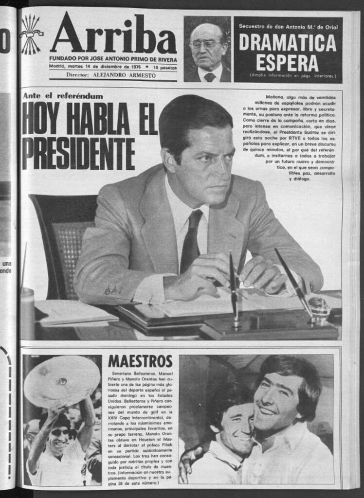 Miniatura de Arriba del 14 de diciembre de 1976