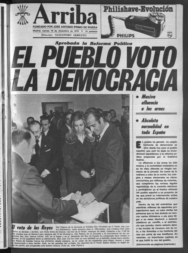 Miniatura de Arriba del 16 de diciembre de 1976
