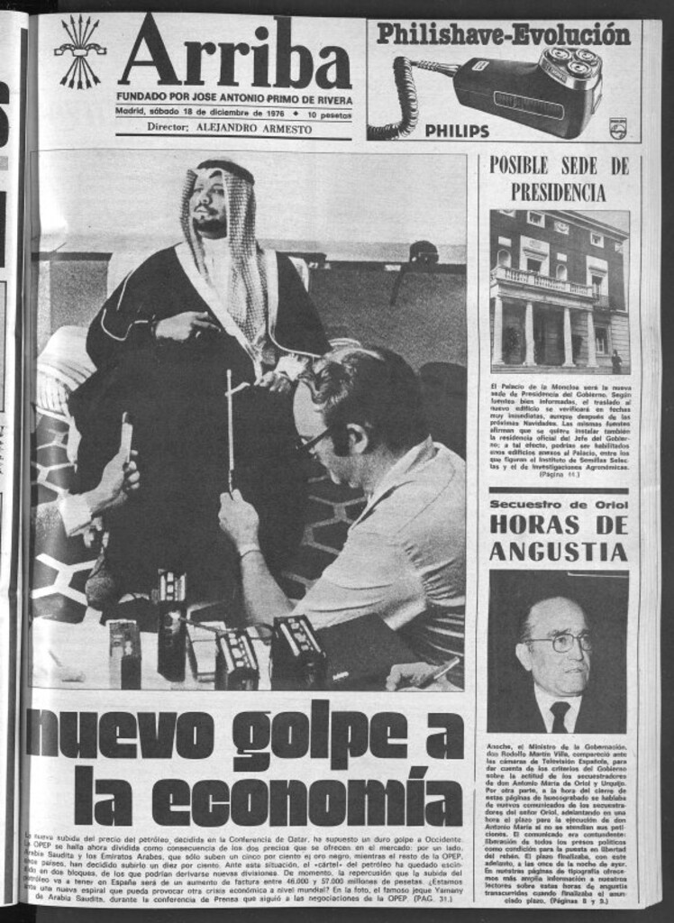 Miniatura de Arriba del 18 de diciembre de 1976