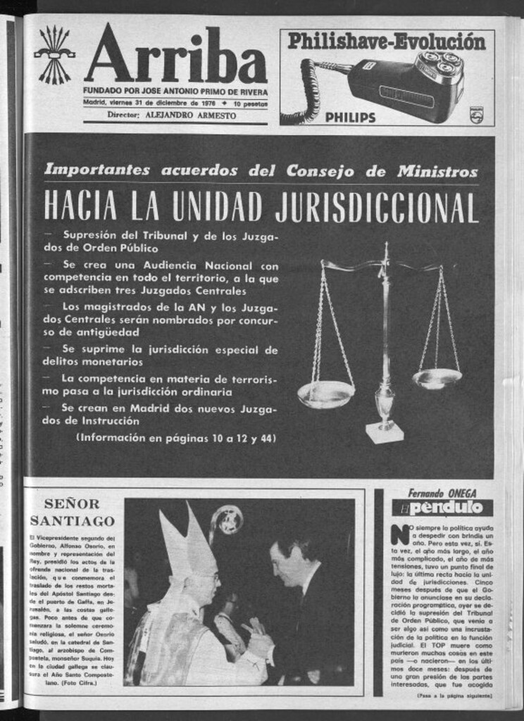Miniatura de Arriba del 31 de diciembre de 1976