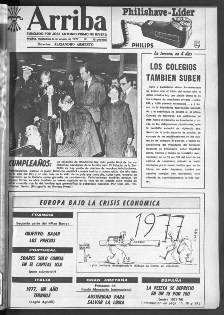 Miniatura de Arriba del 5 de enero de 1977