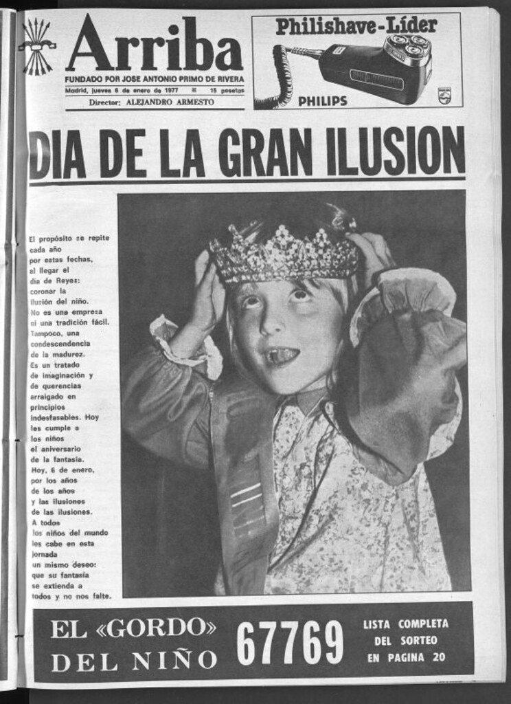 Miniatura de Arriba del 6 de enero de 1977