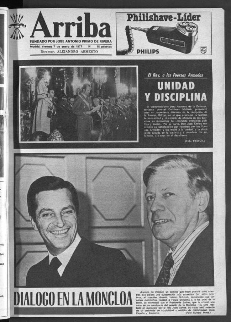 Miniatura de Arriba del 7 de enero de 1977