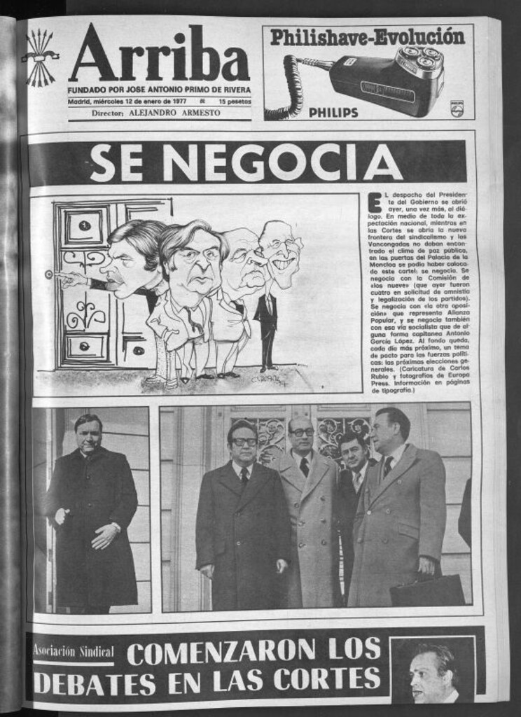 Miniatura de Arriba del 12 de enero de 1977