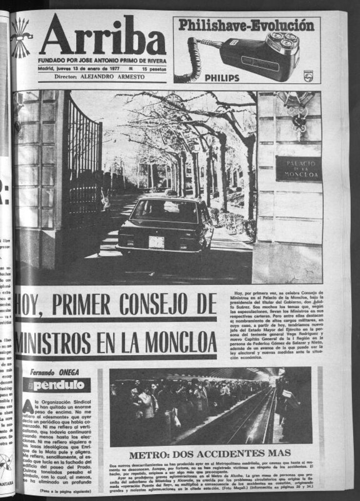 Miniatura de Arriba del 13 de enero de 1977