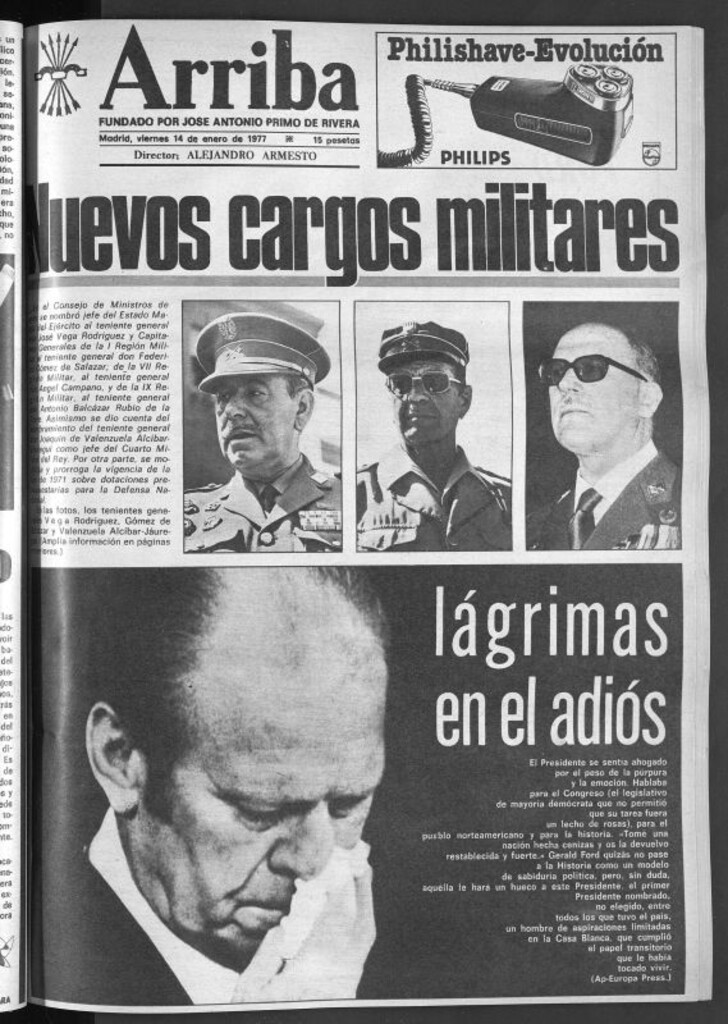 Miniatura de Arriba del 14 de enero de 1977