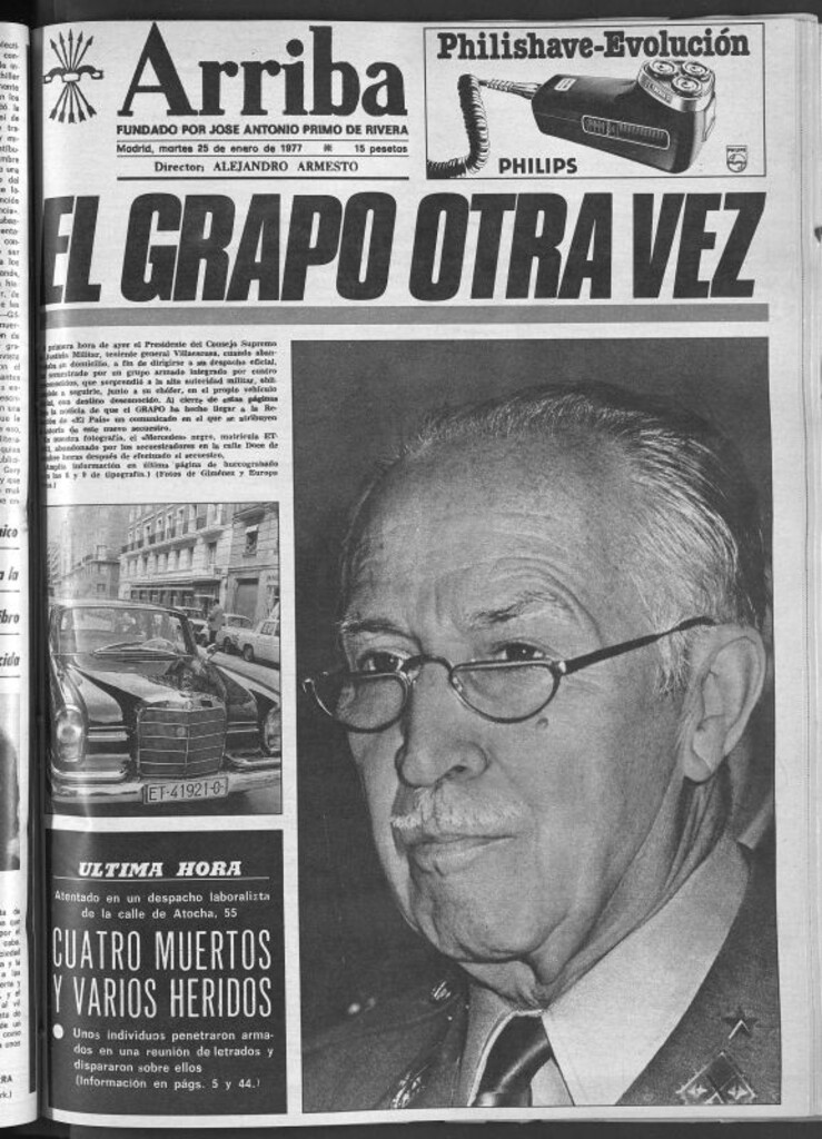 Miniatura de Arriba del 25 de enero de 1977