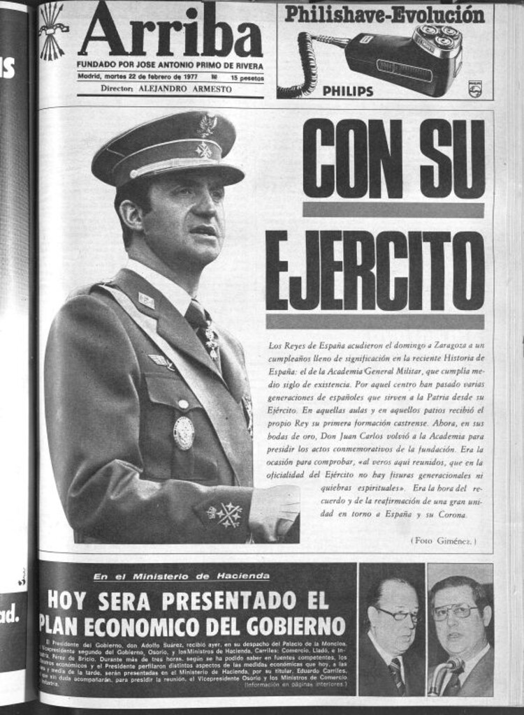 Miniatura de Arriba del 22 de febrero de 1977
