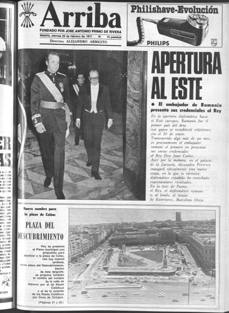 Miniatura de Arriba del 25 de febrero de 1977