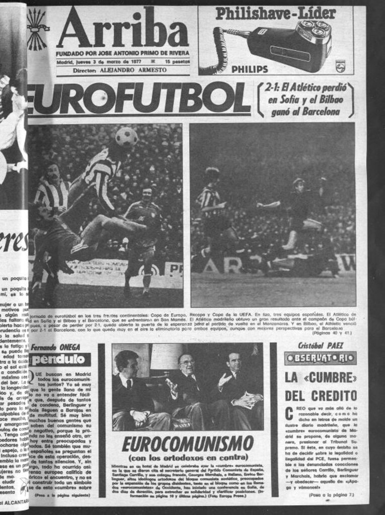 Miniatura de Arriba del 3 de marzo de 1977