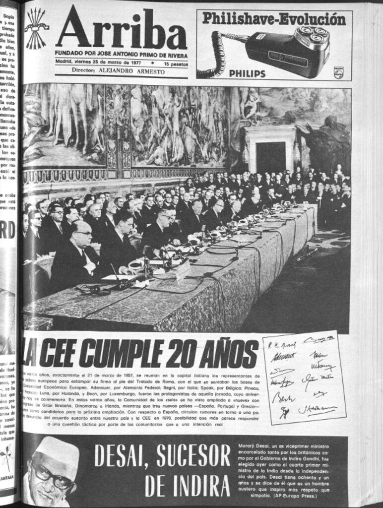 Miniatura de Arriba del 25 de marzo de 1977