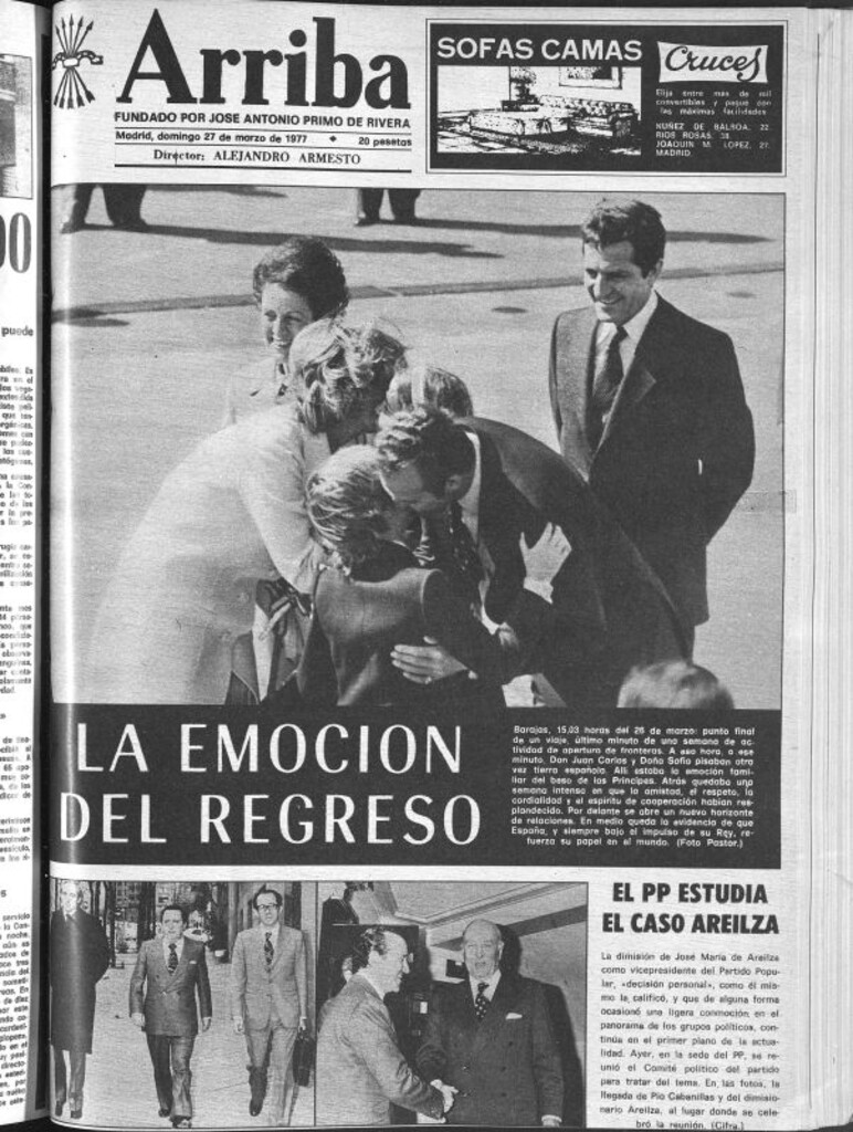 Miniatura de Arriba del 27 de marzo de 1977