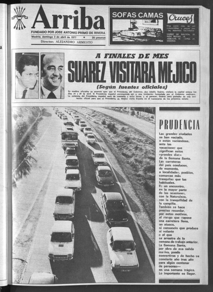 Miniatura de Arriba del 3 de abril de 1977