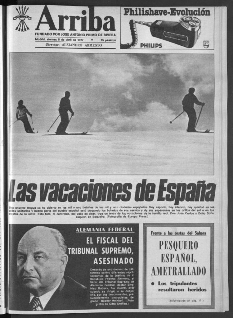 Miniatura de Arriba del 8 de abril de 1977