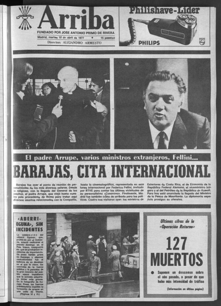 Miniatura de Arriba del 12 de abril de 1977