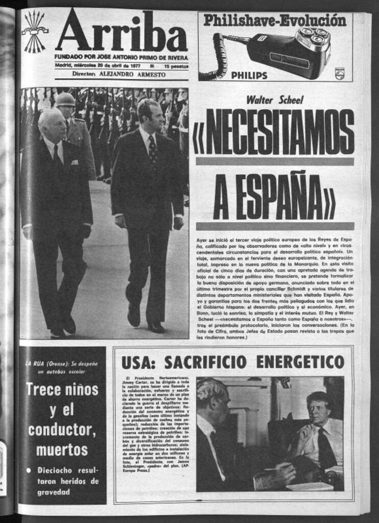 Miniatura de Arriba del 20 de abril de 1977