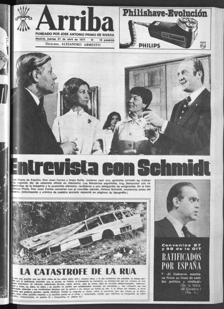 Miniatura de Arriba del 21 de abril de 1977