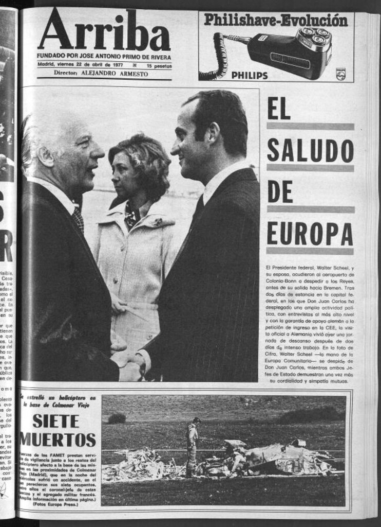Miniatura de Arriba del 22 de abril de 1977