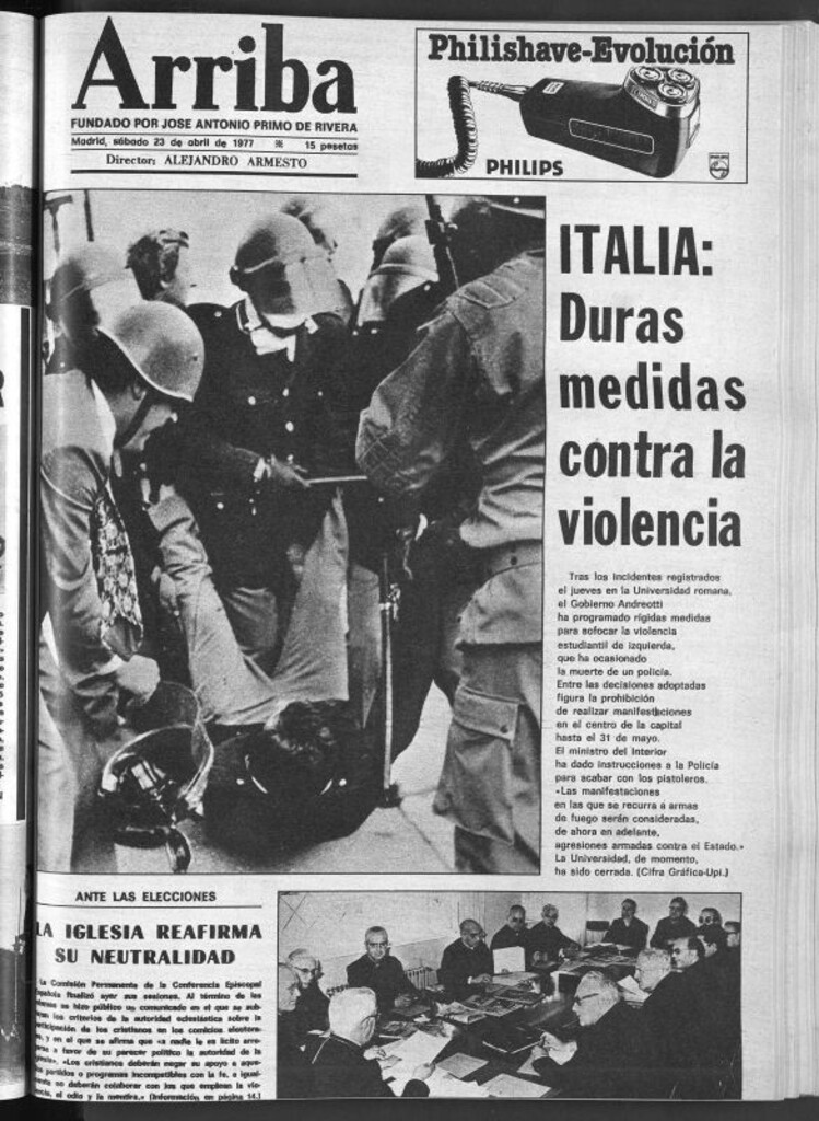 Miniatura de Arriba del 23 de abril de 1977