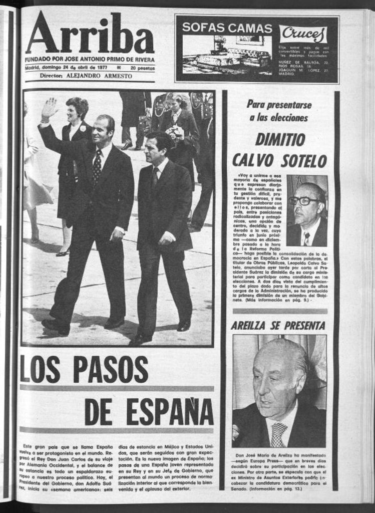 Miniatura de Arriba del 24 de abril de 1977