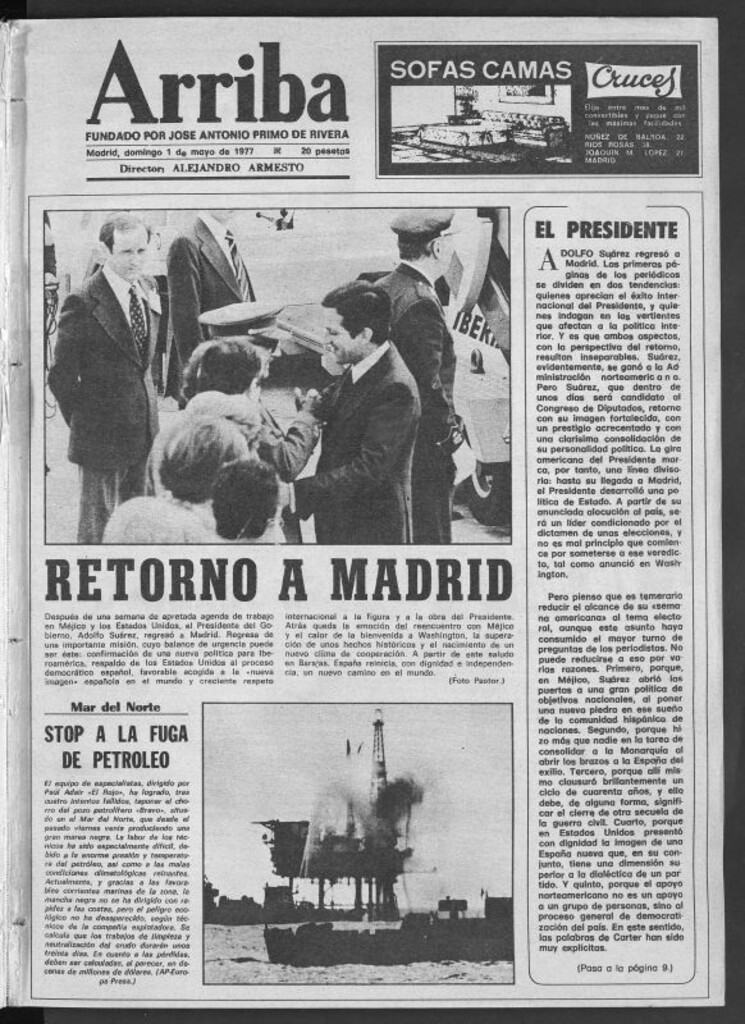 Miniatura de Arriba del 1 de mayo de 1977