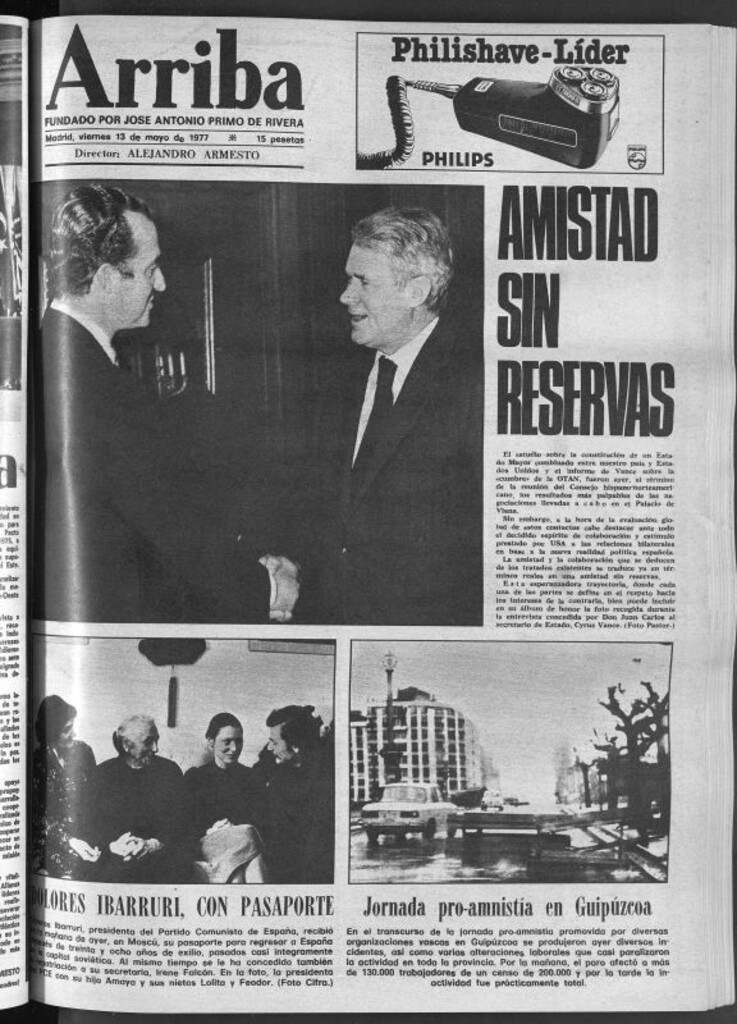 Miniatura de Arriba del 13 de mayo de 1977