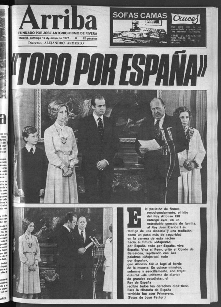 Miniatura de Arriba del 15 de mayo de 1977
