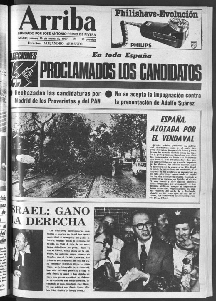 Miniatura de Arriba del 19 de mayo de 1977