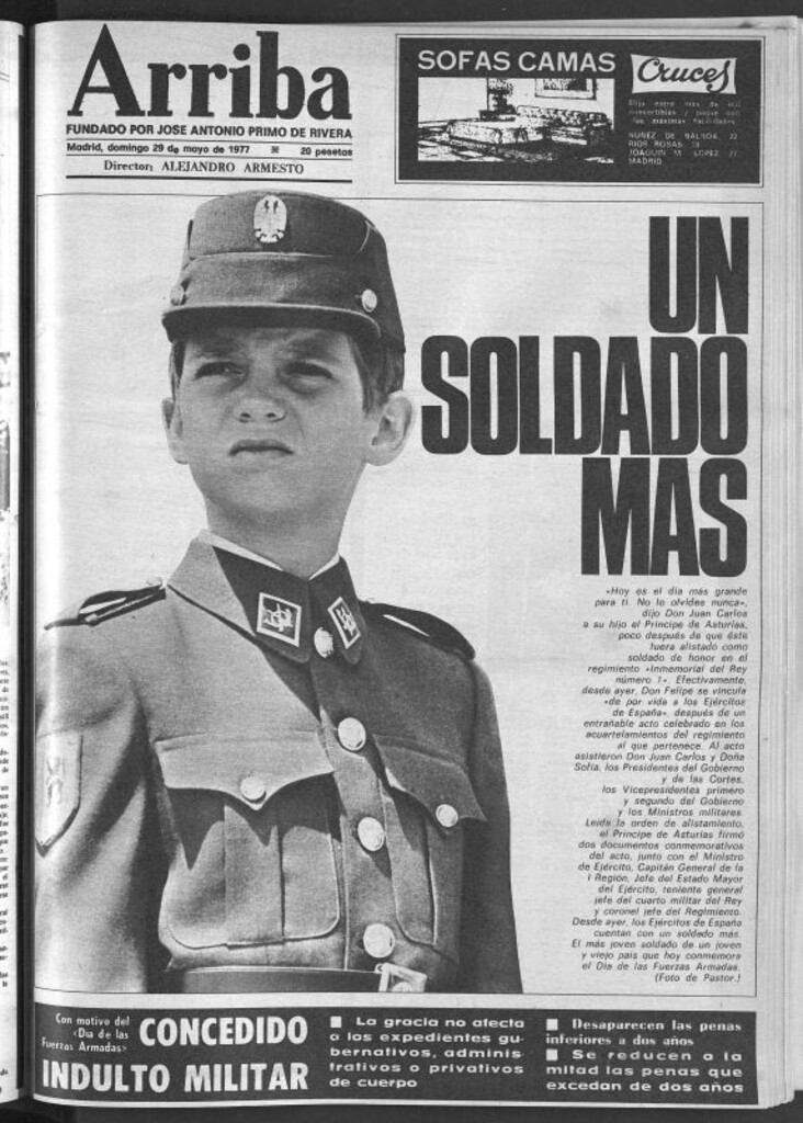 Miniatura de Arriba del 29 de mayo de 1977