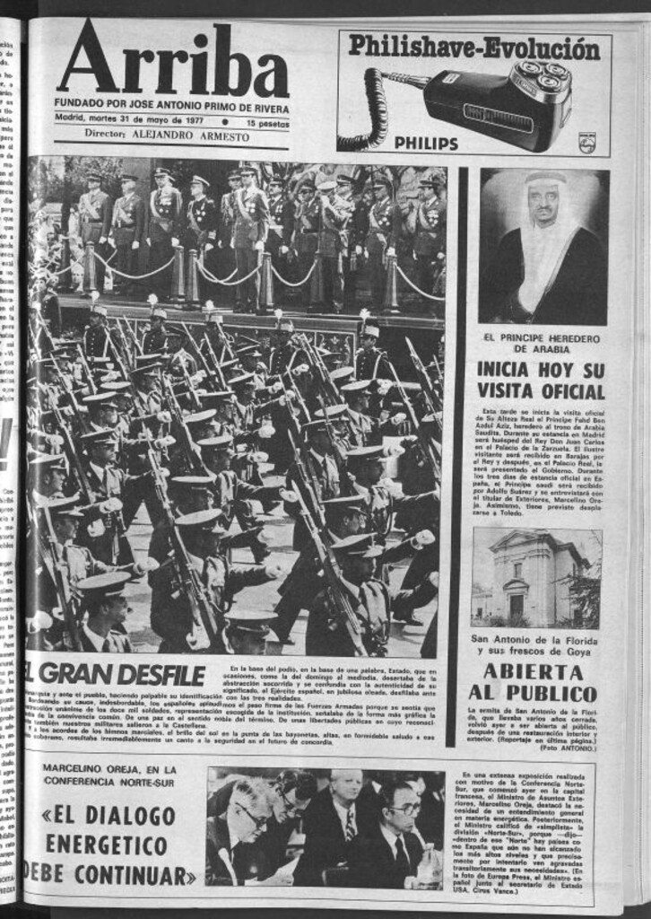 Miniatura de Arriba del 31 de mayo de 1977