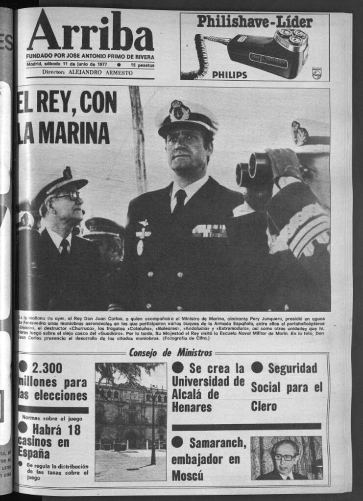 Miniatura de Arriba del 11 de junio de 1977