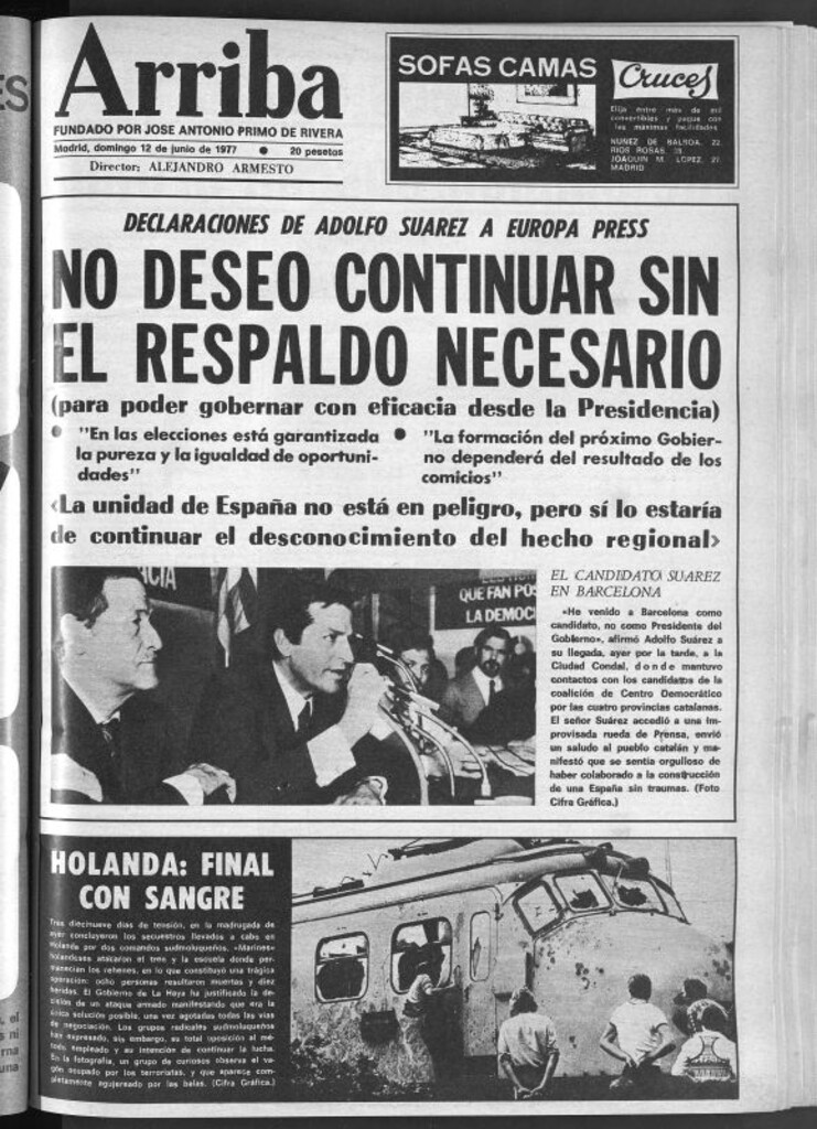 Miniatura de Arriba del 12 de junio de 1977