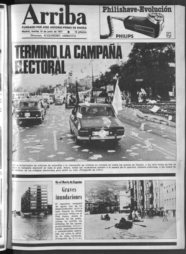 Miniatura de Arriba del 14 de junio de 1977
