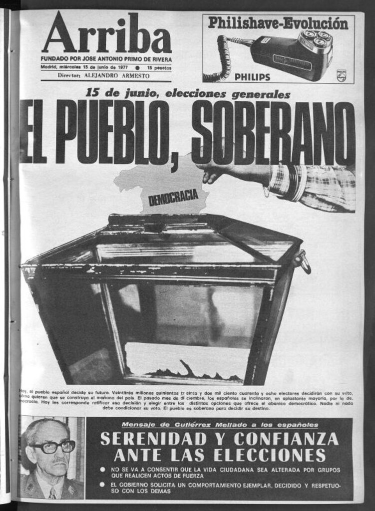 Miniatura de Arriba del 15 de junio de 1977