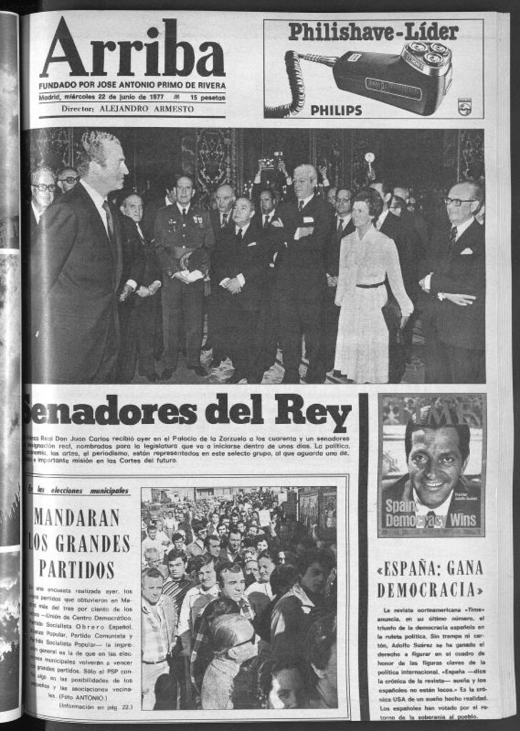 Miniatura de Arriba del 22 de junio de 1977