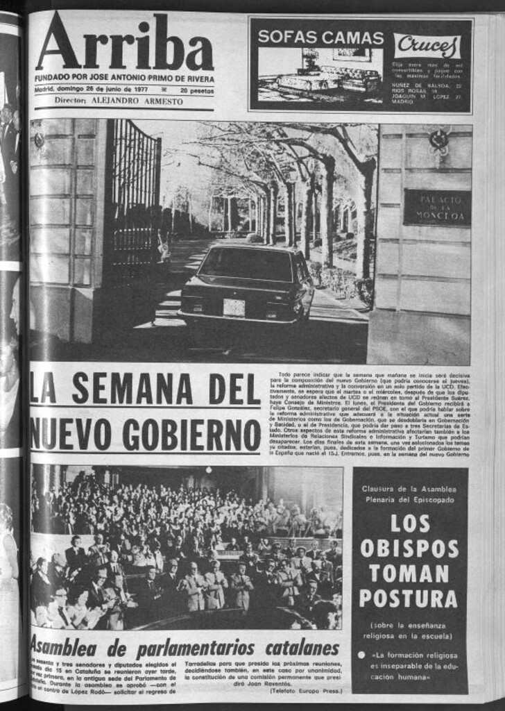 Miniatura de Arriba del 26 de junio de 1977