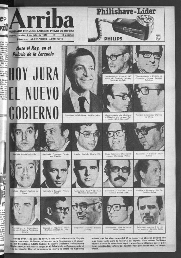 Miniatura de Arriba del 5 de julio de 1977