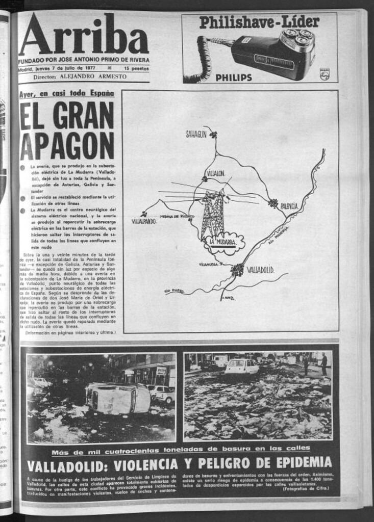 Miniatura de Arriba del 7 de julio de 1977