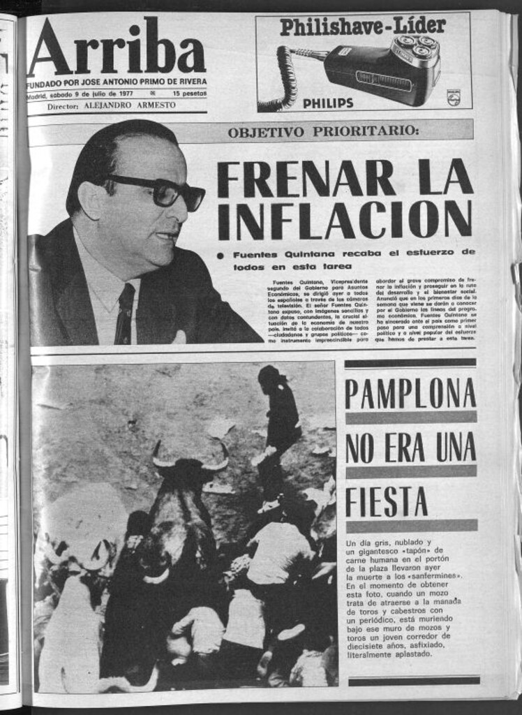 Miniatura de Arriba del 9 de julio de 1977