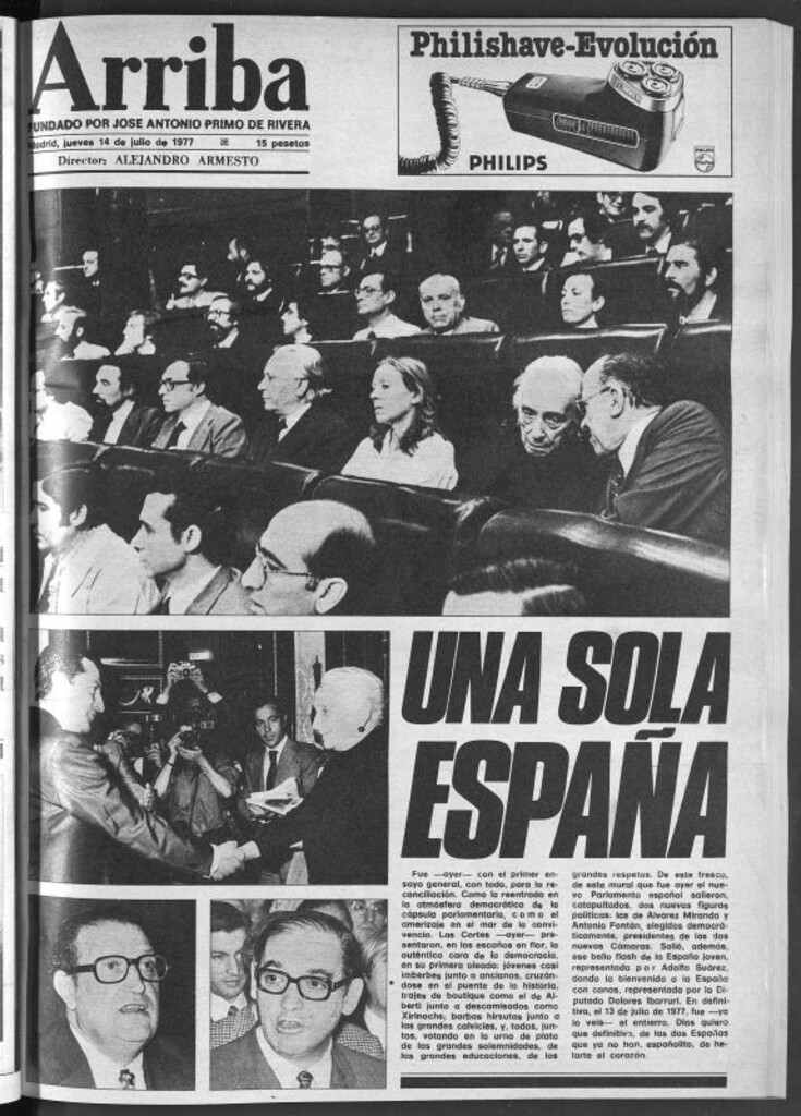 Miniatura de Arriba del 14 de julio de 1977