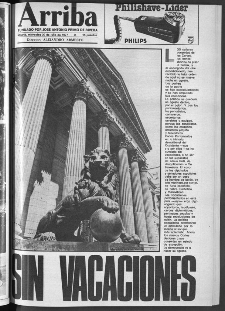 Miniatura de Arriba del 20 de julio de 1977