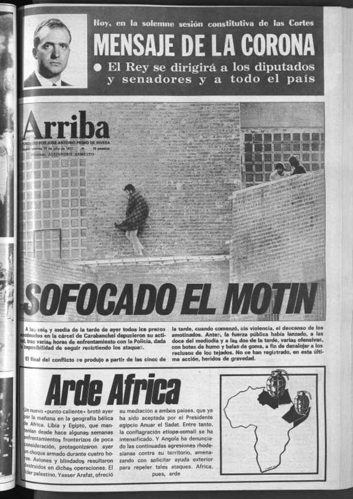 Miniatura de Arriba del 22 de julio de 1977
