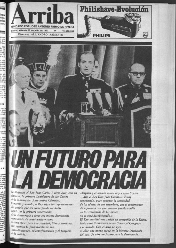 Miniatura de Arriba del 23 de julio de 1977