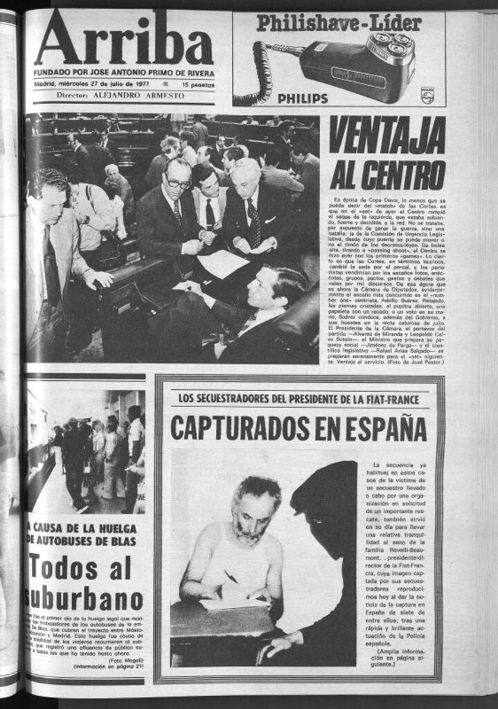 Miniatura de Arriba del 27 de julio de 1977
