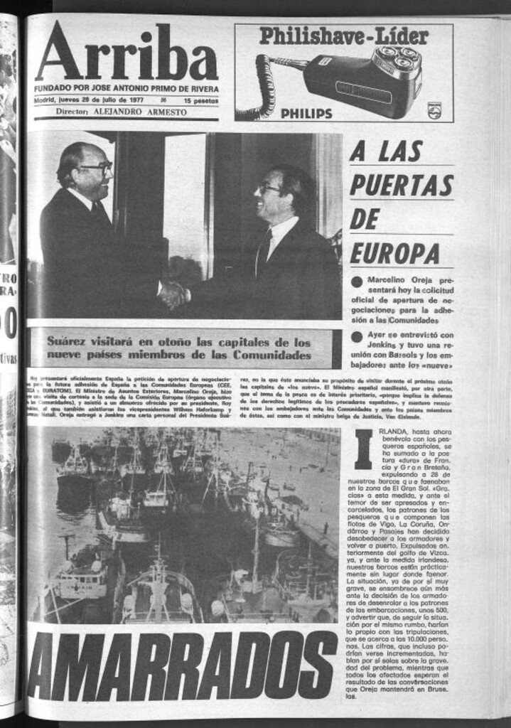 Miniatura de Arriba del 28 de julio de 1977