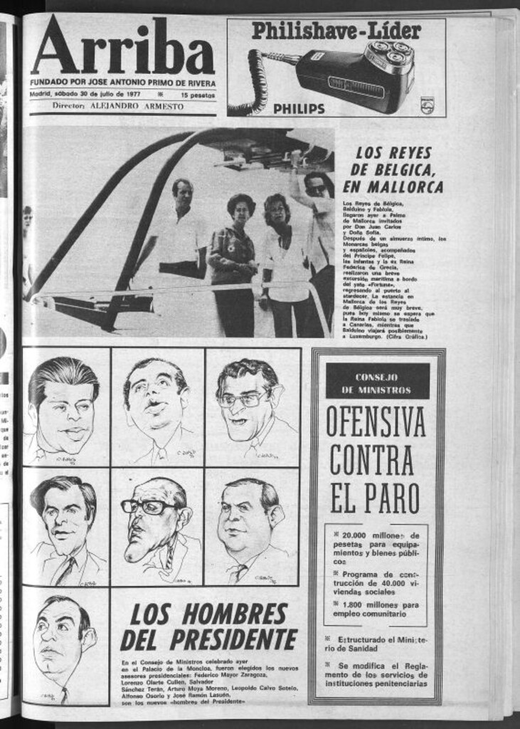 Miniatura de Arriba del 30 de julio de 1977